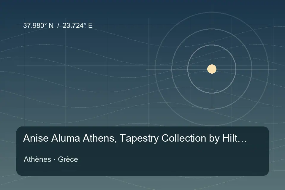 Repère géographique illustré de Anise Aluma Athens, Tapestry Collection by Hilton à Athènes