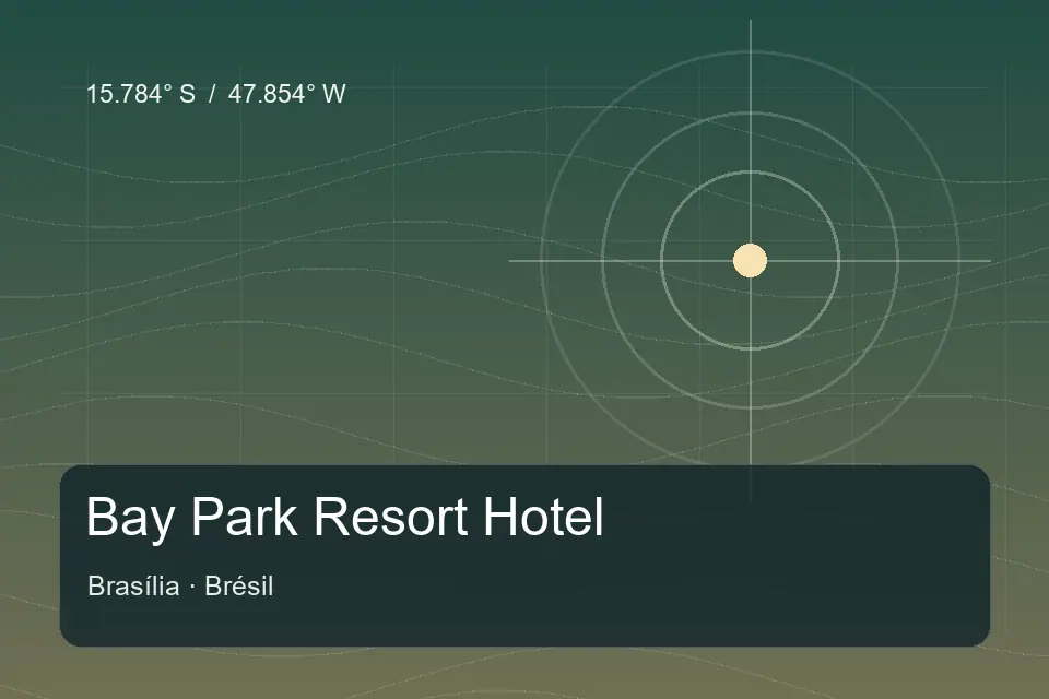 Illustrierter geografischer Orientierungspunkt für Bay Park Resort Hotel in Brasília