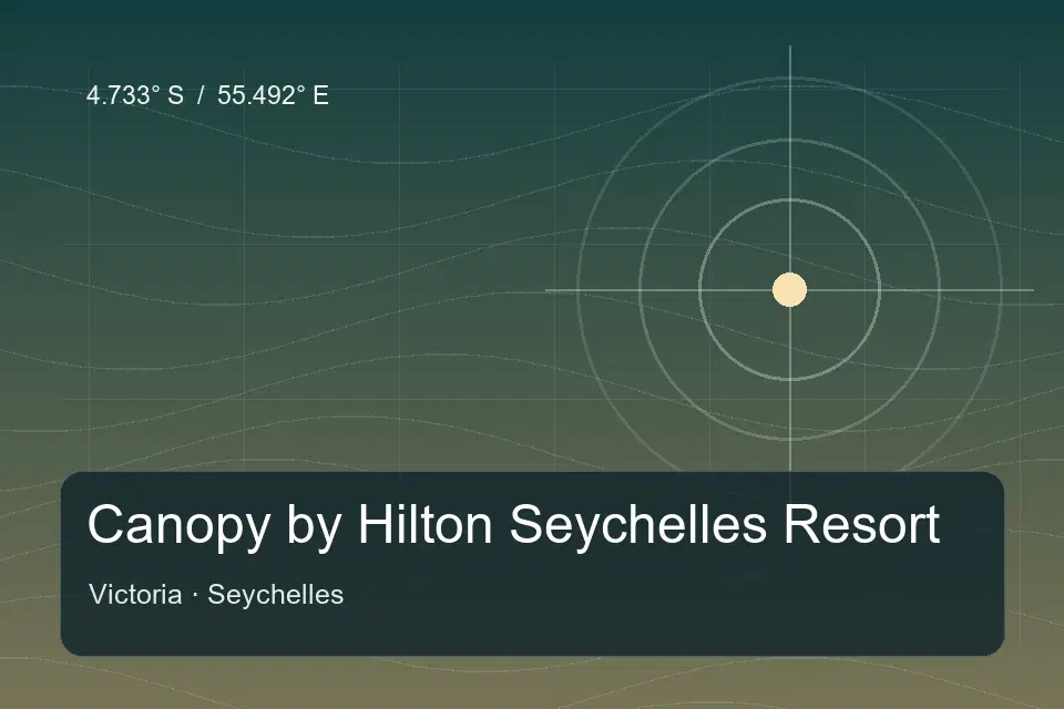 Referência geográfica ilustrada de Canopy by Hilton Seychelles Resort em Victoria