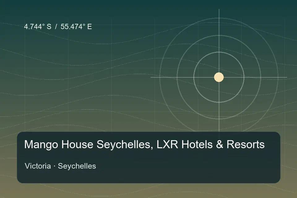 Referência geográfica ilustrada de Mango House Seychelles, LXR Hotels & Resorts em Victoria